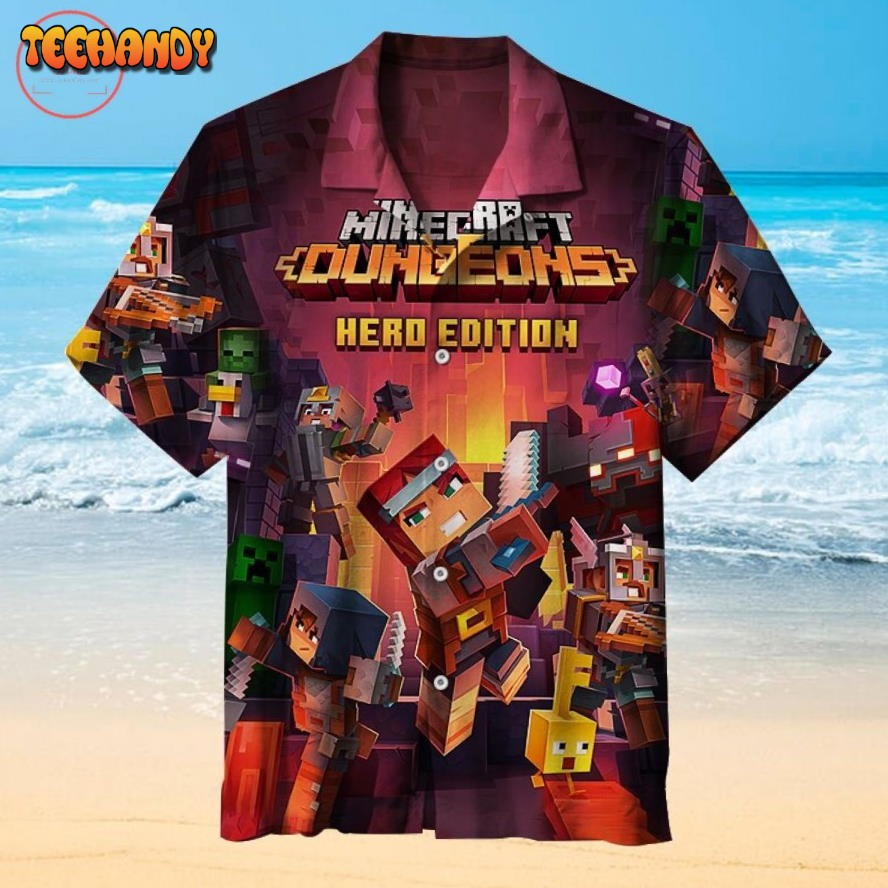 Minecraft Dungeons Hawaiian Shirt