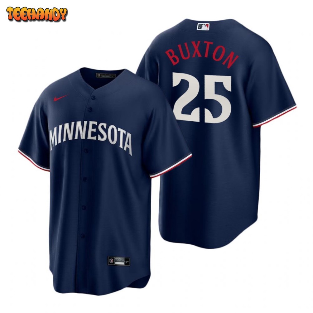 Minnesota Twins Byron Buxton Navy 2023 Alternate Replica Jersey