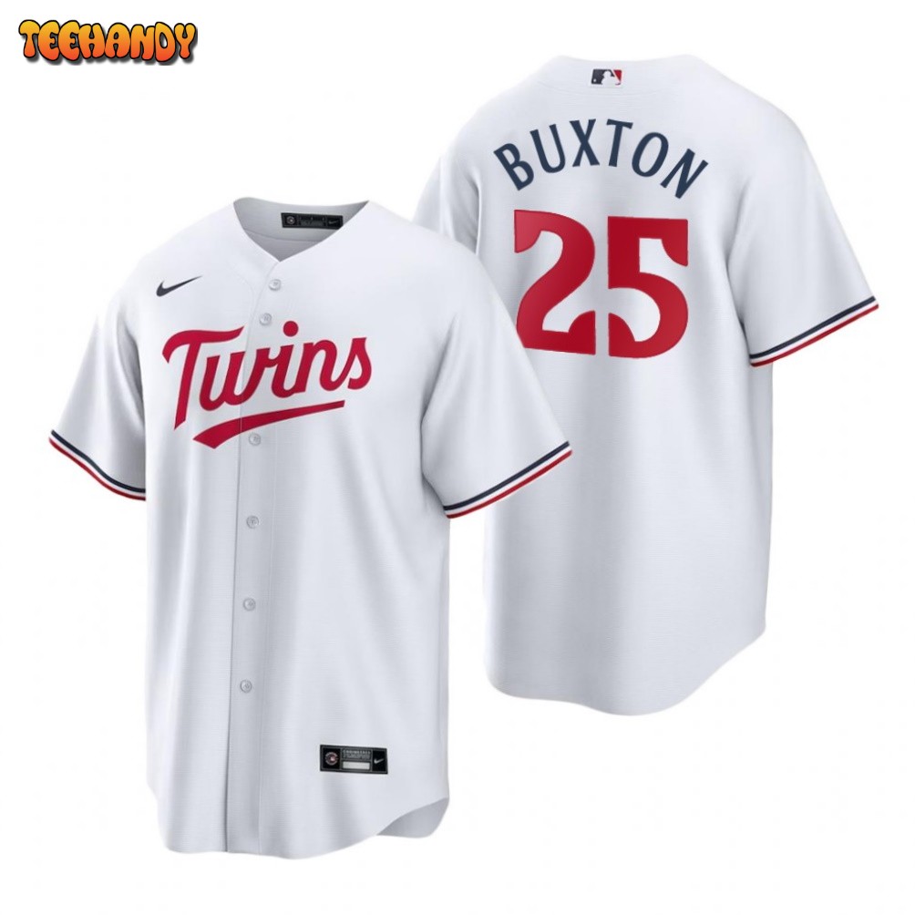 Minnesota Twins Byron Buxton White 2023 Home Replica Jersey