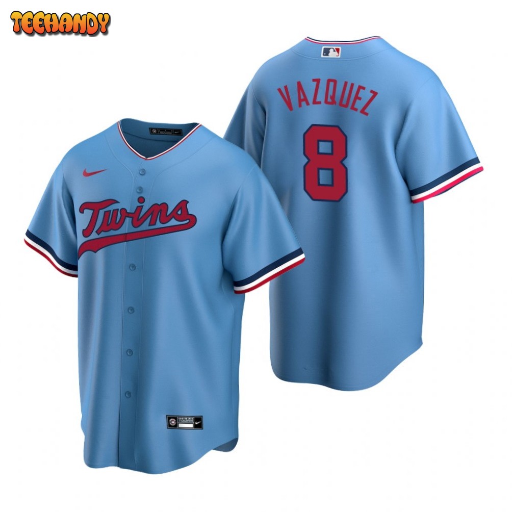 Minnesota Twins Christian Vazquez Light Blue Alternate Replica Jersey