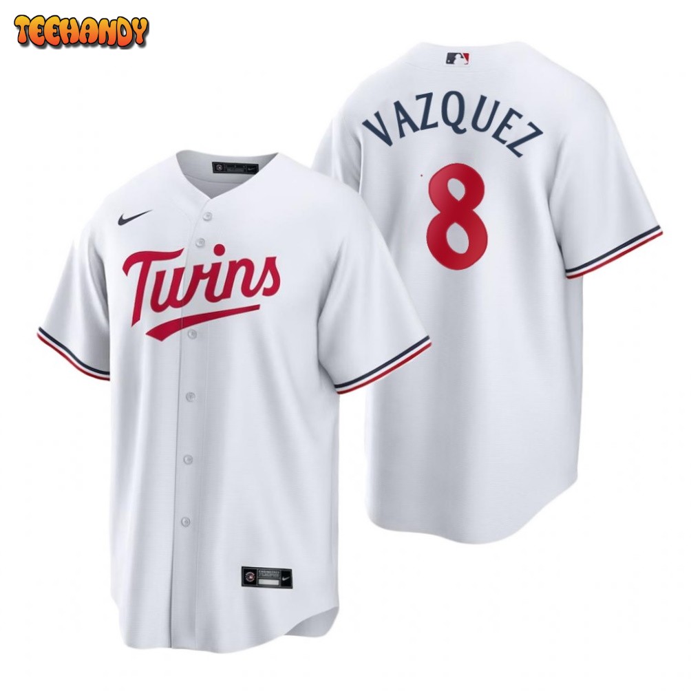 Minnesota Twins Christian Vazquez White 2023 Home Replica Jersey