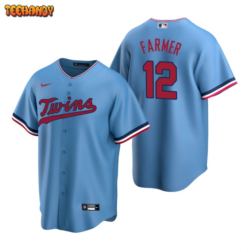 Minnesota Twins Kyle Farmer Light Blue Alternate Replica Jersey