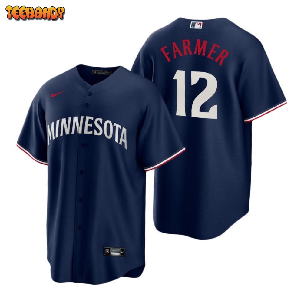 Minnesota Twins Kyle Farmer Navy 2023 Alternate Replica Jersey