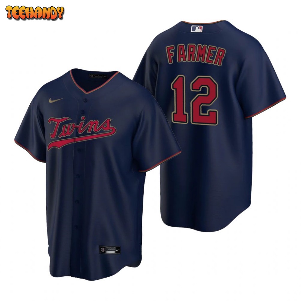 Minnesota Twins Kyle Farmer Navy Alternate Replica Jersey