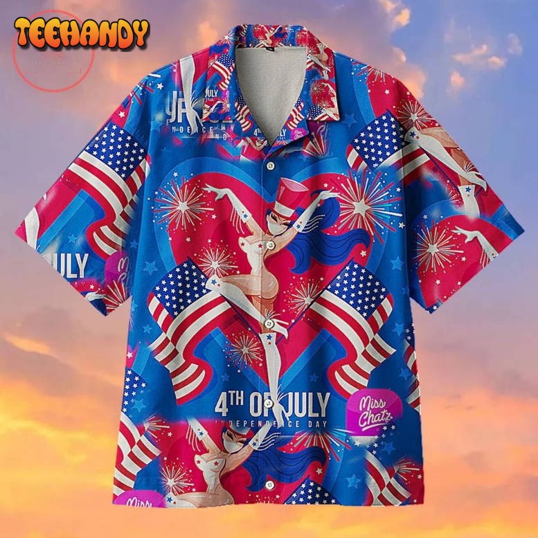 Miss Chatz 4th of July Independence Day Hawaiian Shirt