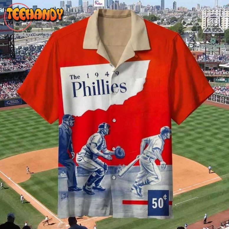 MLB 1949 Philadelphia Phillies Hawaiian Shirt