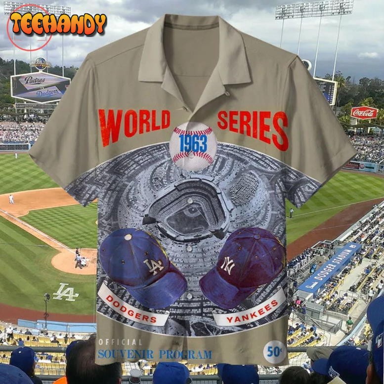 MLB 1963 Los Angeles Dodgers Retro Hawaiian Shirt