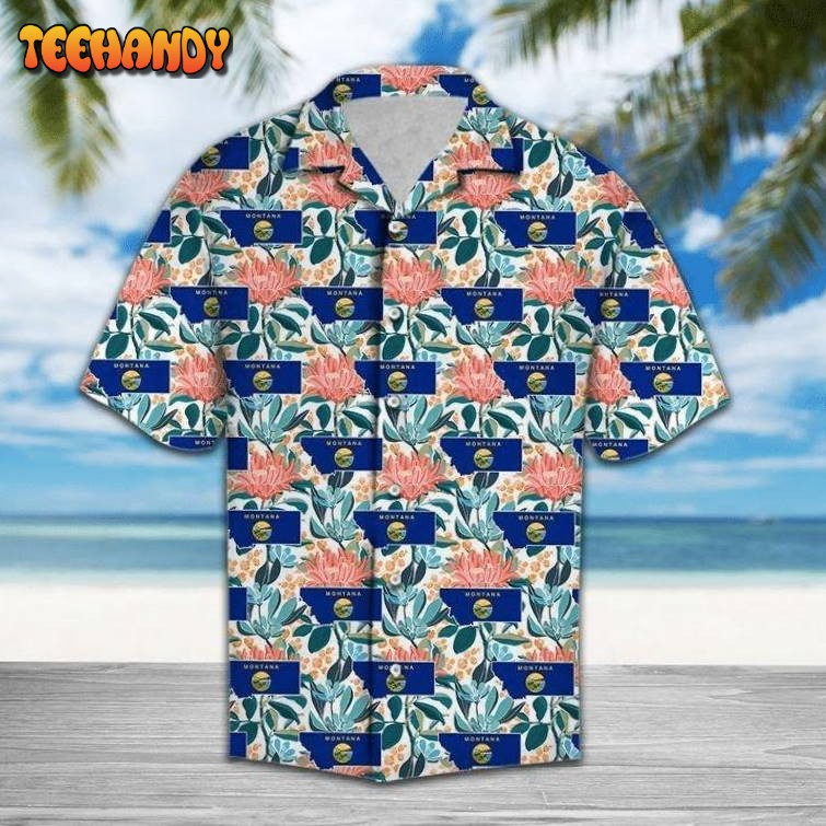 Montana Bitterroot Hawaiian Shirt