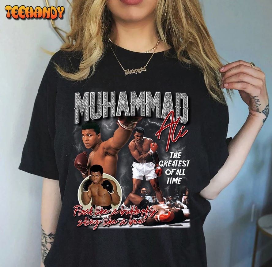 Muhammad Ali Vintage Shirt, Muhammad Ali SweatShirt Gift Idea For Fans