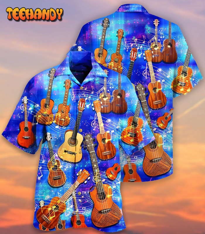 Music Love Guitar Forever Hawaiian Shirt