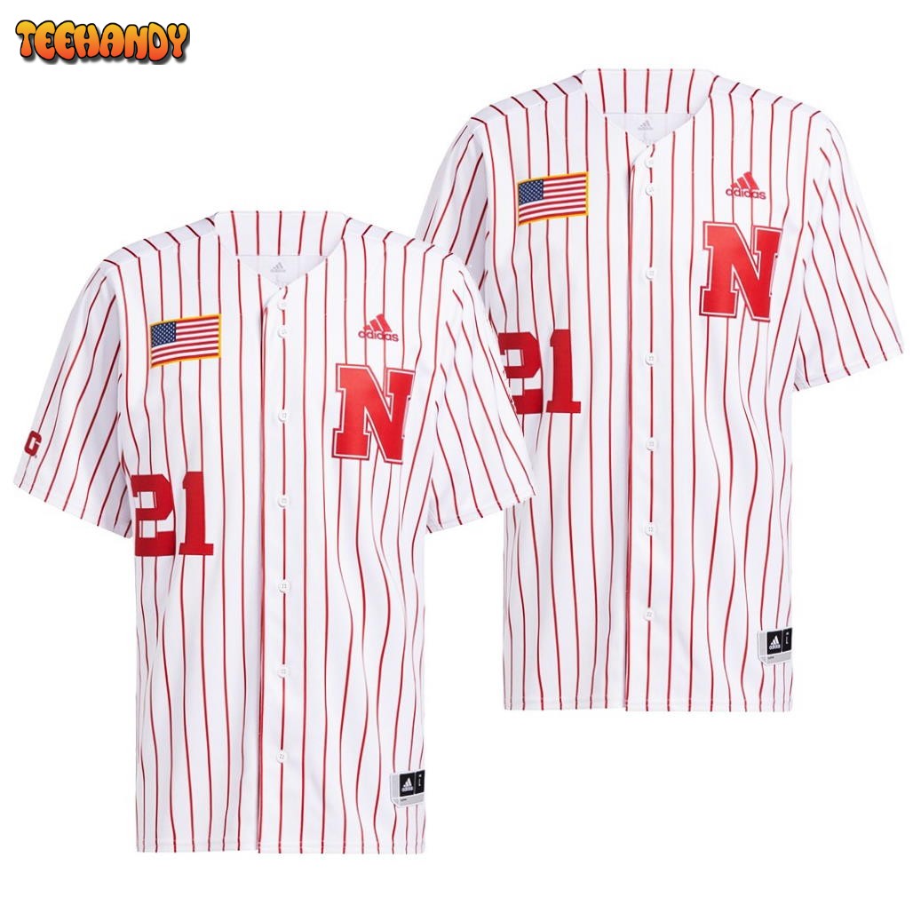 Nebraska Huskers College Baseball White Replica Jersey