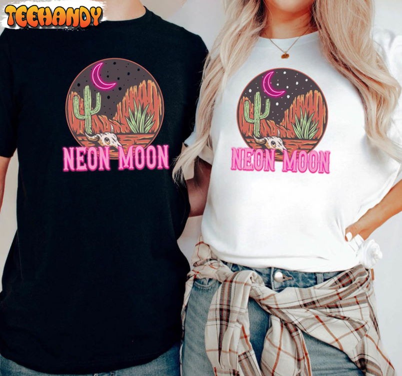 Neon Moon Vintage Shirt, Retro Country Unisex Sweatshirt