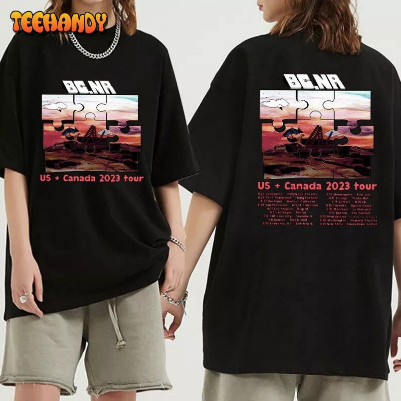 New Road 2023 Tour Shirt, Black Country New Road 2023 US Canada Concert Shirt