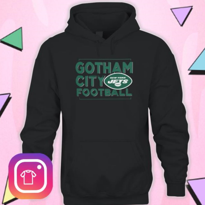 New York Jets Gotham City Football Iconic Hometown Graphic Hoodie