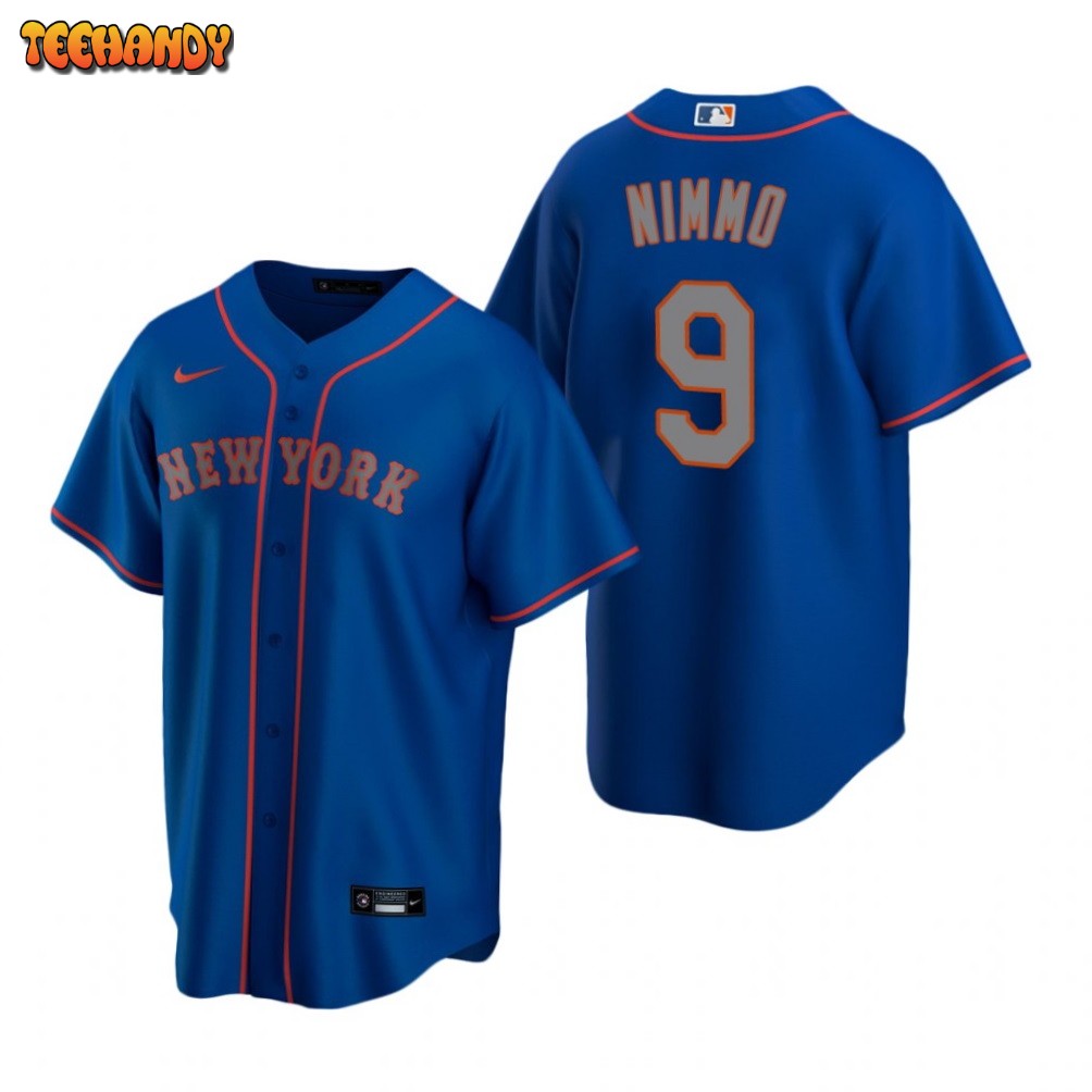 New York Mets Brandon Nimmo Royal Alternate Road Replica Jersey