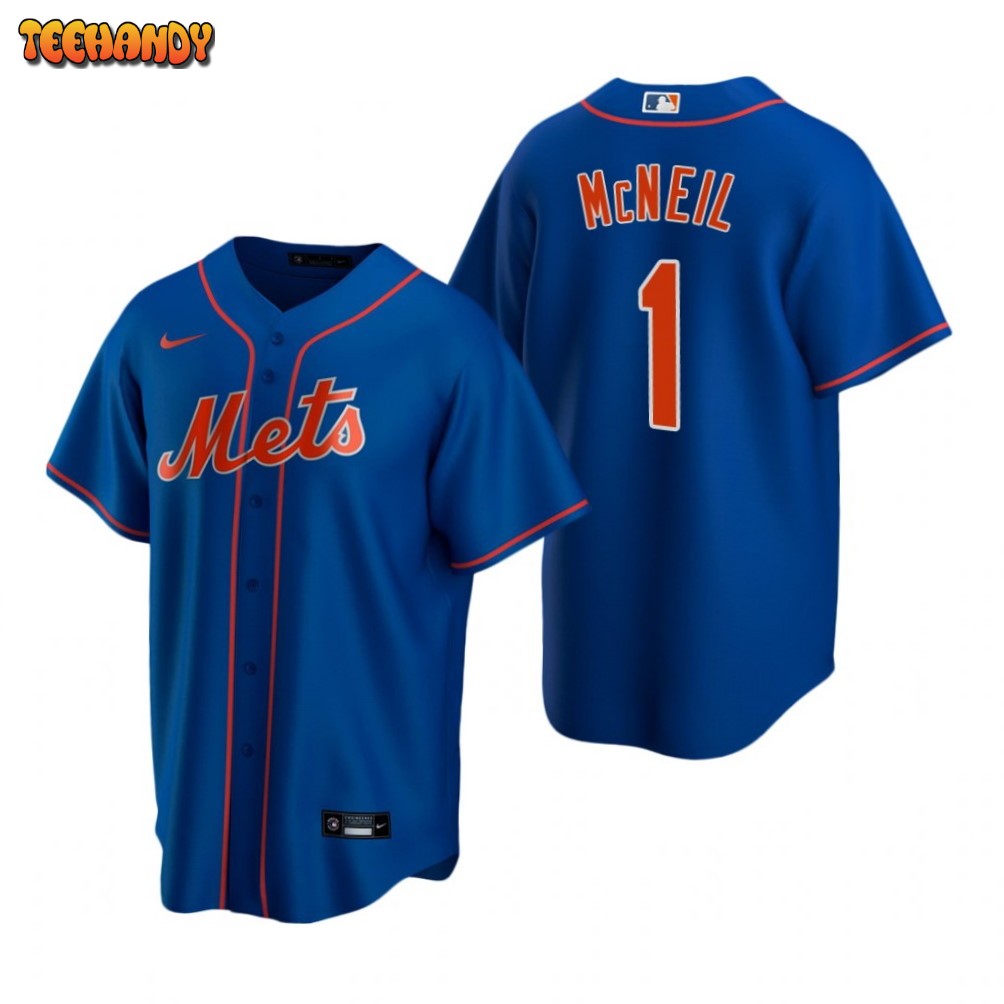 New York Mets Jeff McNeil Royal Alternate Replica Jersey