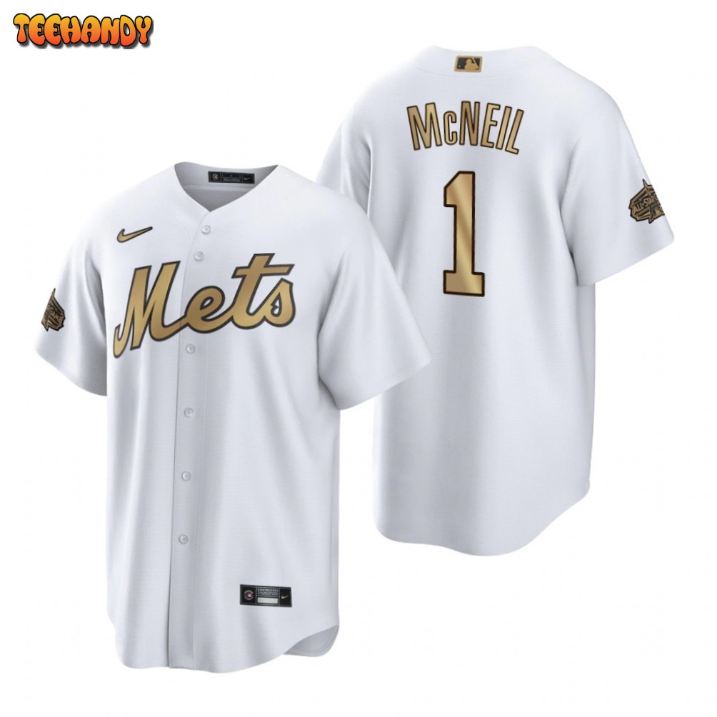 New York Mets Jeff McNeil White 2022 All-Star Game Replica Jersey