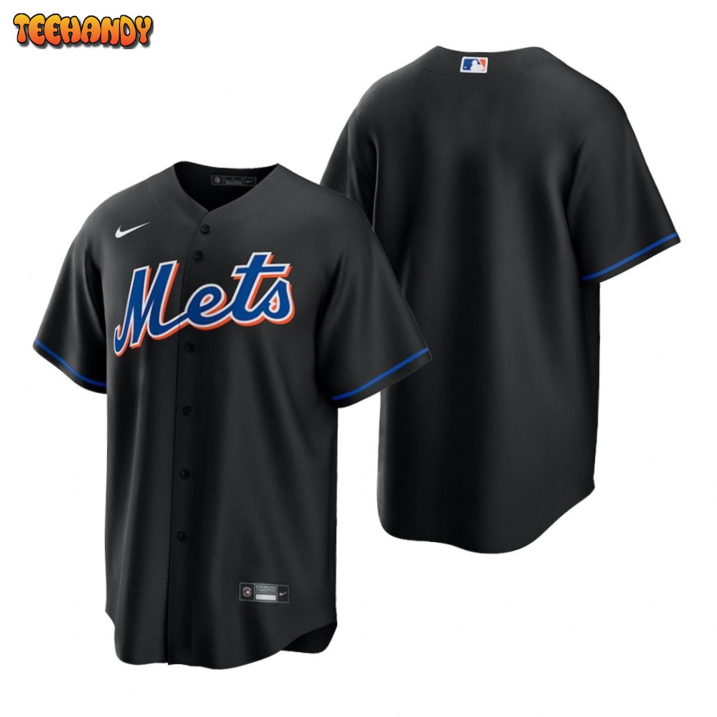 New York Mets Team Black Alternate Replica Jersey