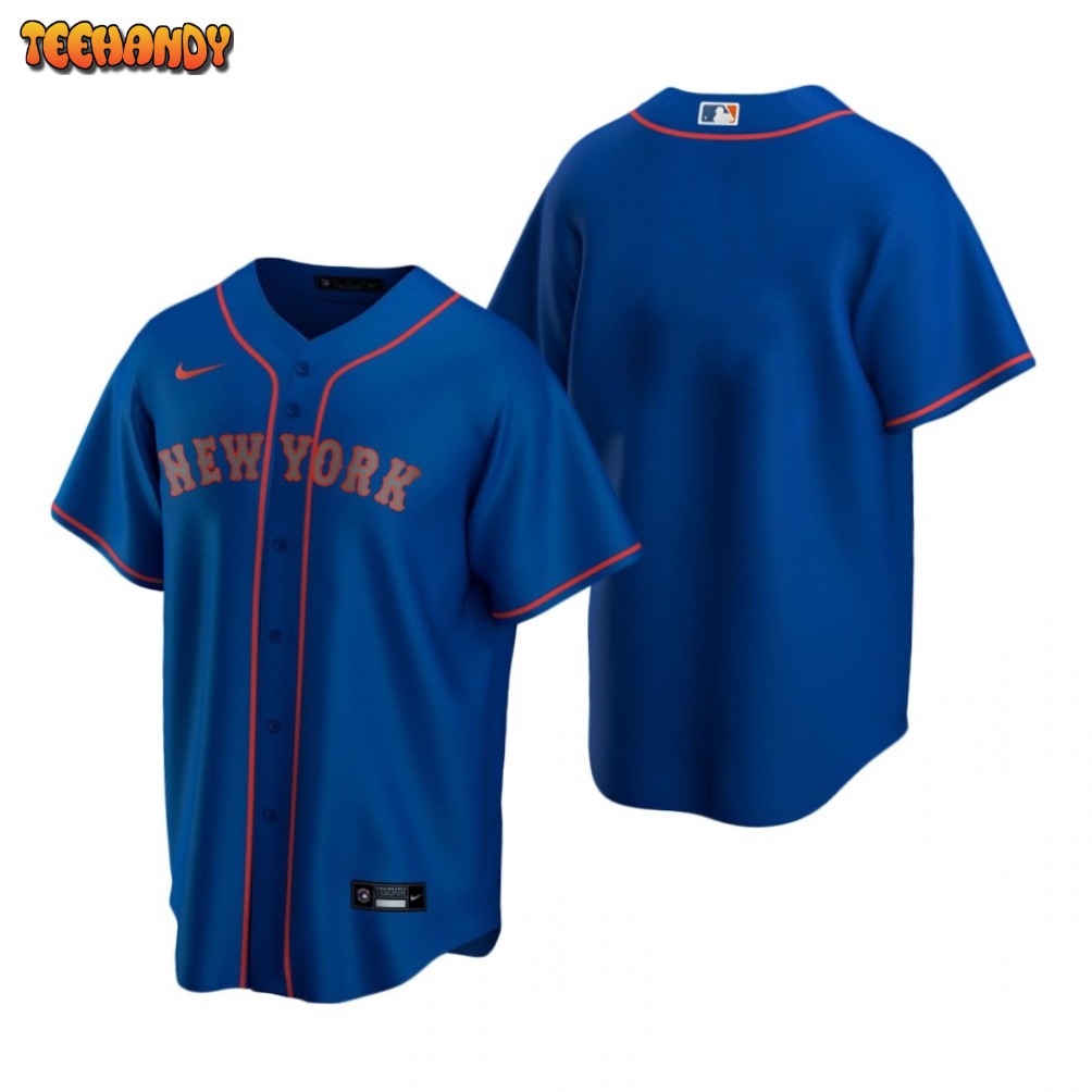 New York Mets Team Royal Alternate Road Replica Jersey