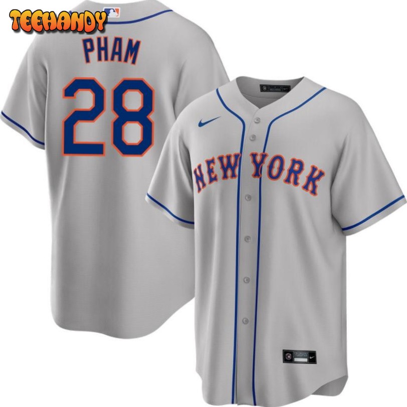 New York Mets Tommy Pham Gray Road Replica Jersey