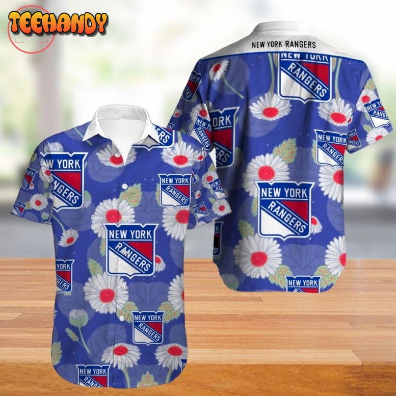 New York Rangers Hawaiian Shirt