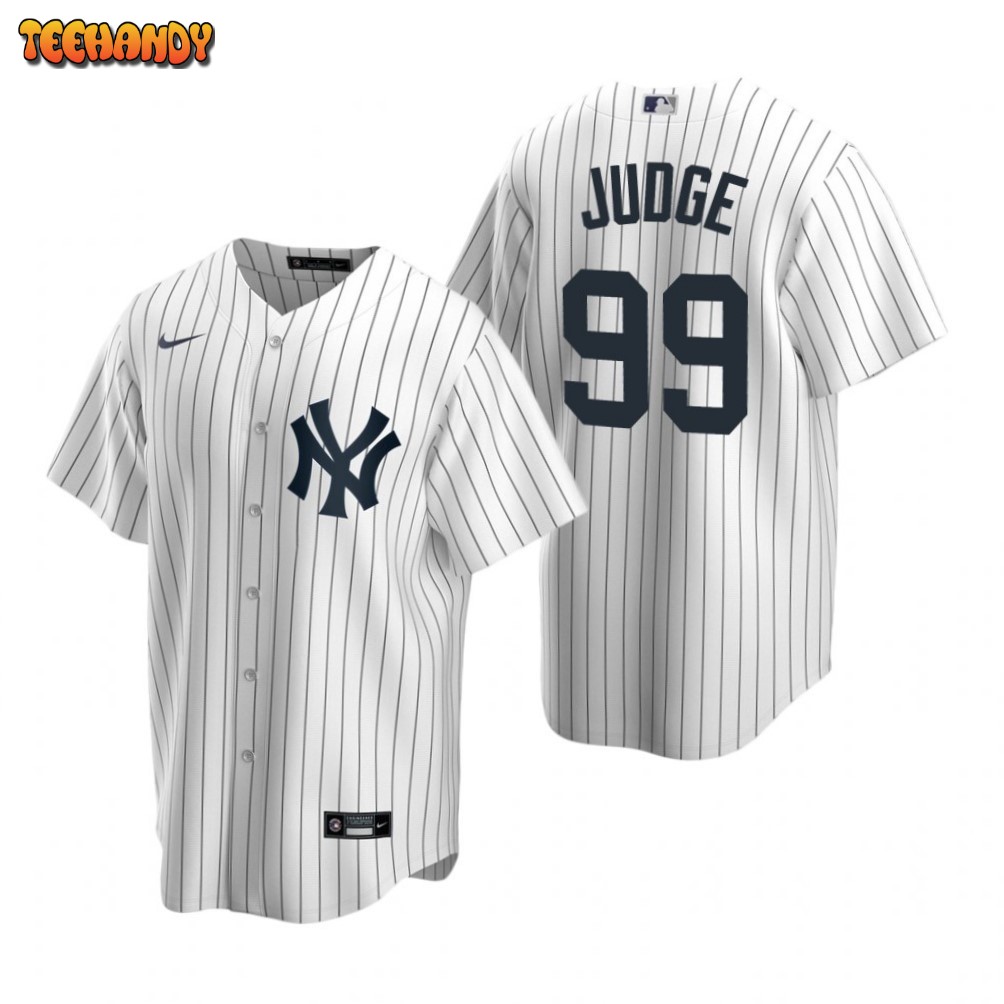 Women's Aaron Judge White New York Yankees Plus Size Replica