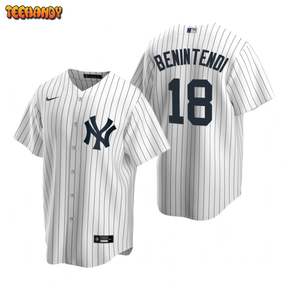 New York Yankees Andrew Benintendi White Home Replica Jersey