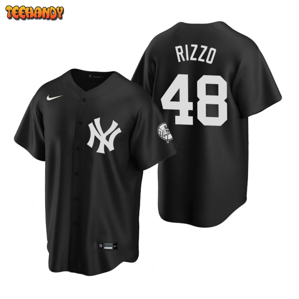 New York Yankees Anthony Rizzo Black Fashion Replica Jersey