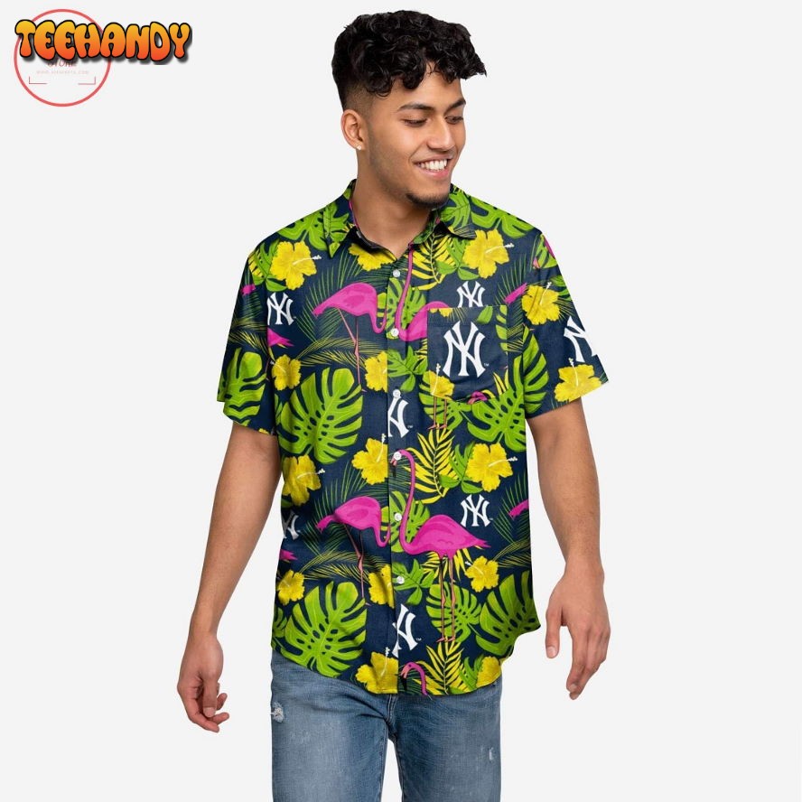 New York Yankees Highlights Hawaiian Shirt