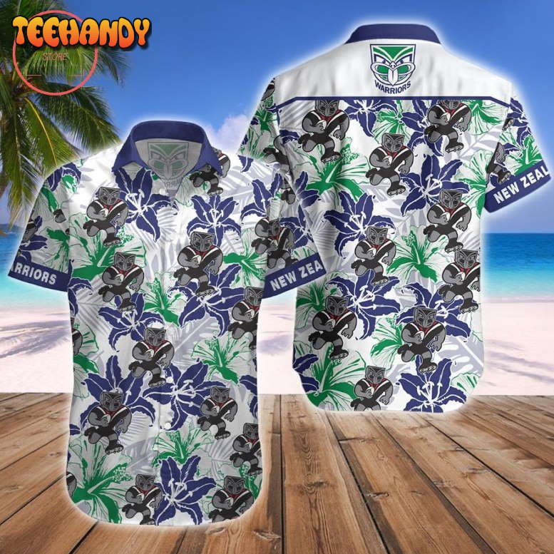 New Zealand Warriors Mascot Hawaiian Shirt