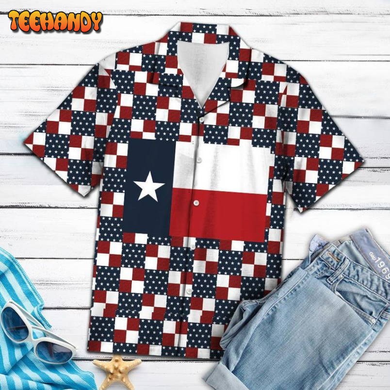 Nice Texas Aloha Hawaiian Shirt