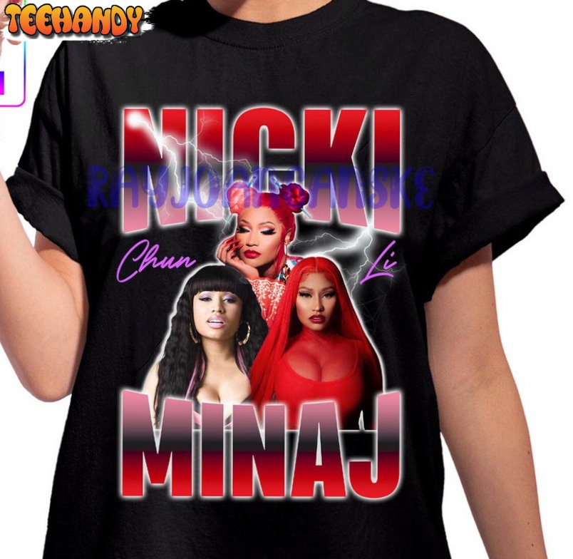 Nicki Minaj Rapper 90s Hip Hop Retro Shirt