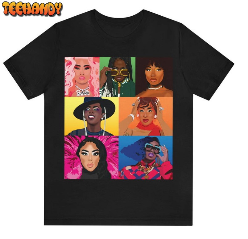 Nicki Minaj Rappers Thee Stallion Lauryn Hill Cardi B Shirt