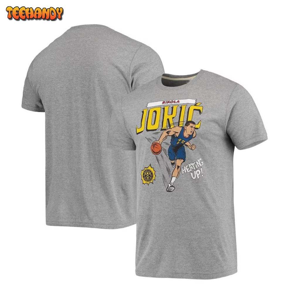 Nikola Jokic Denver Nuggets Player Tri-Blend T-Shirt