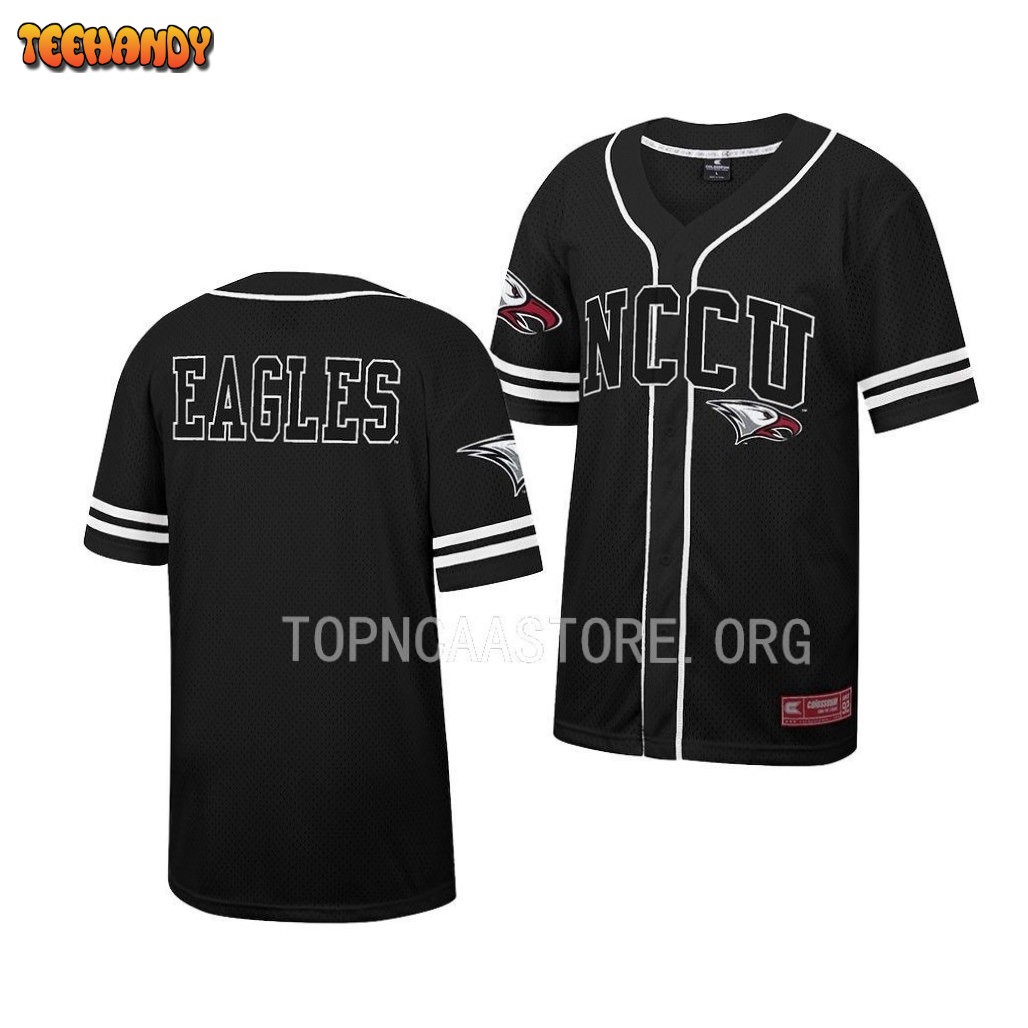 North Carolina Central Eagles Free Spirited Black College Baseball Jersey