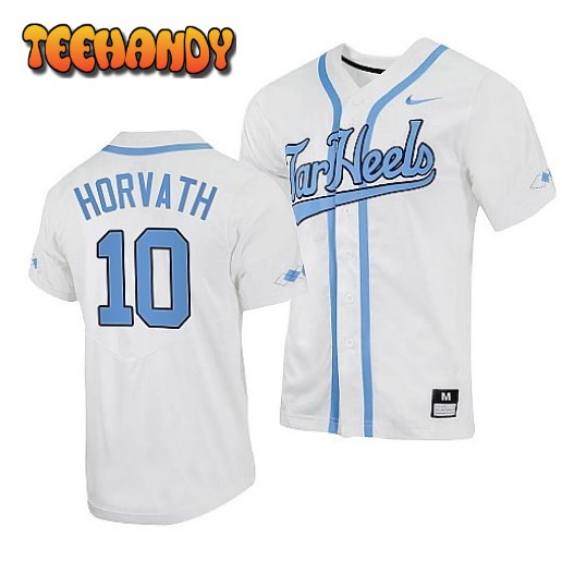 North Carolina Tar Heels Mac Horvath College Baseball Jersey White