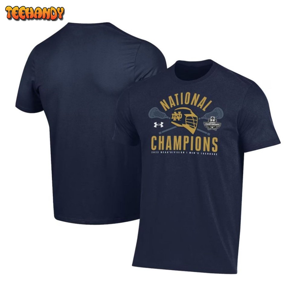 Notre Dame Fighting Irish 2023 NCAA Men’s Lacrosse National Champions Team-Issued T-Shirt