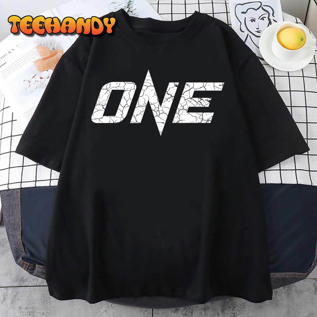 Official ONE Cracked Logo T-Shirt