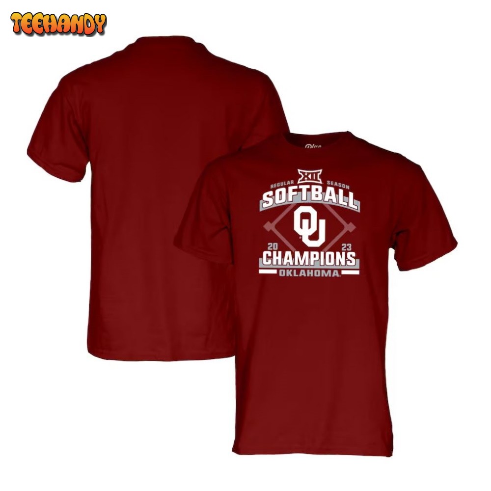 Oklahoma Sooners 2023 Big 12 Softball Regular Season Champions T-Shirt