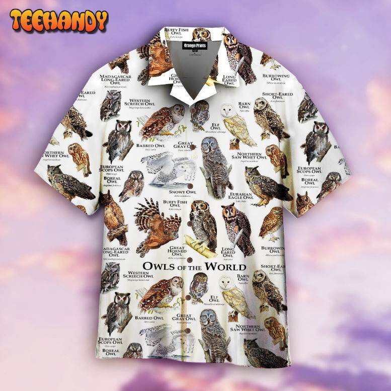 Owls of The World Hawaiian Shirt