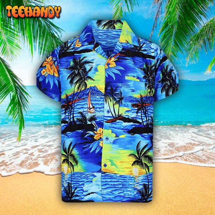 Palm Tree Holiday Beach Hawaiian Shirt