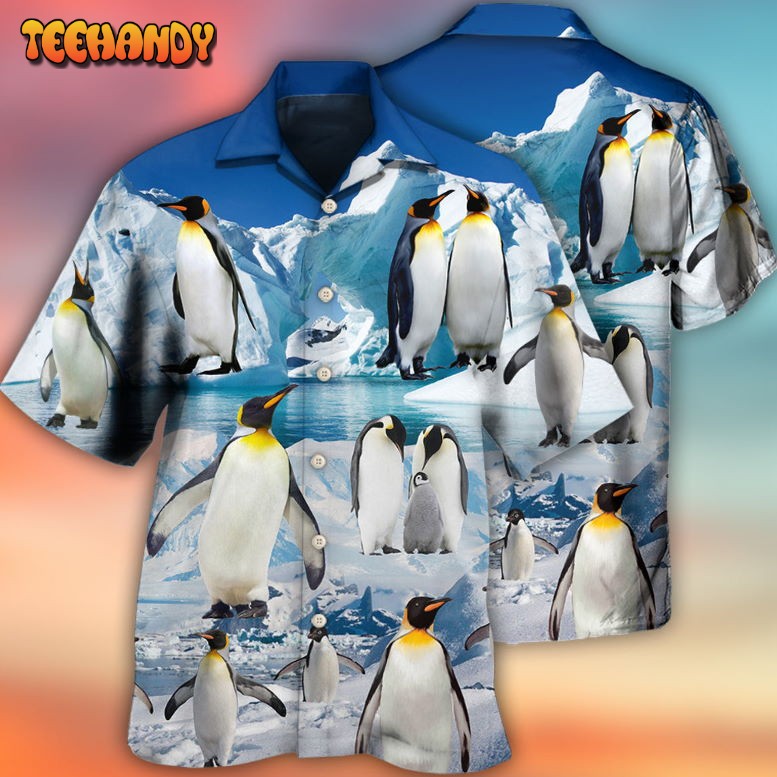 Penguin Cute Style In Snow Hawaiian Shirt