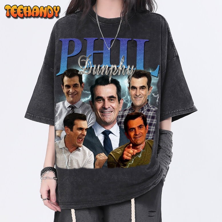 Phil Dunphy Vintage Washed Shirt, Actor Homage Graphic Unisex T-Shirt