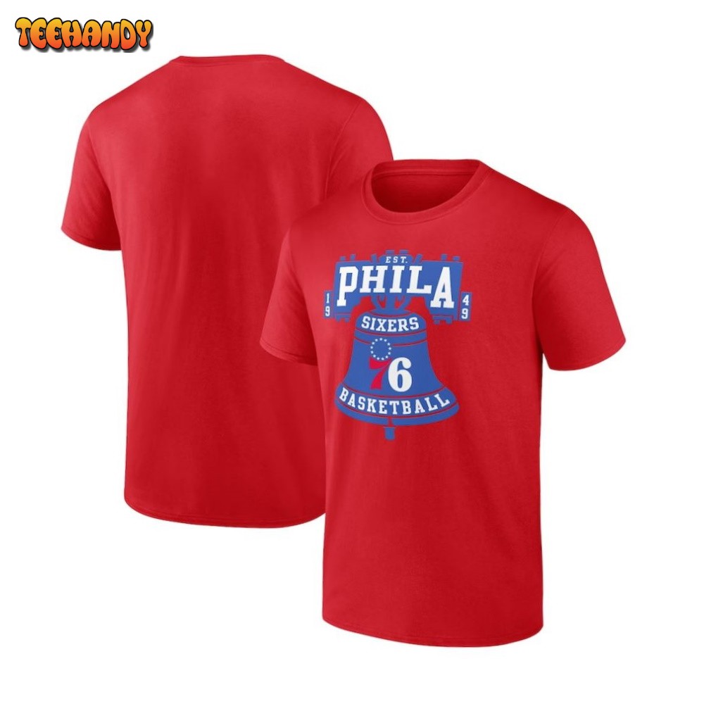 Philadelphia 76ers Hometown Collection Phila Liberty Bell T-Shirt