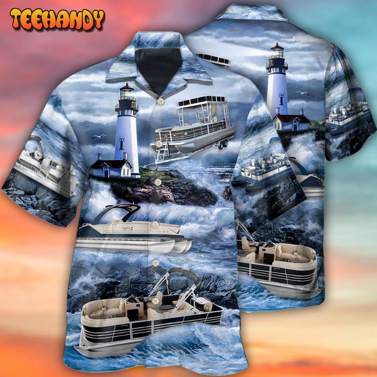 Pontoon Lighthouse Hawaiian Shirt