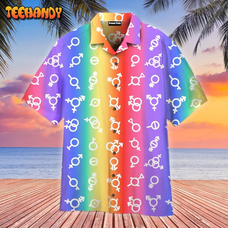 Pride Flag LGBT Gender Hawaiian Shirt