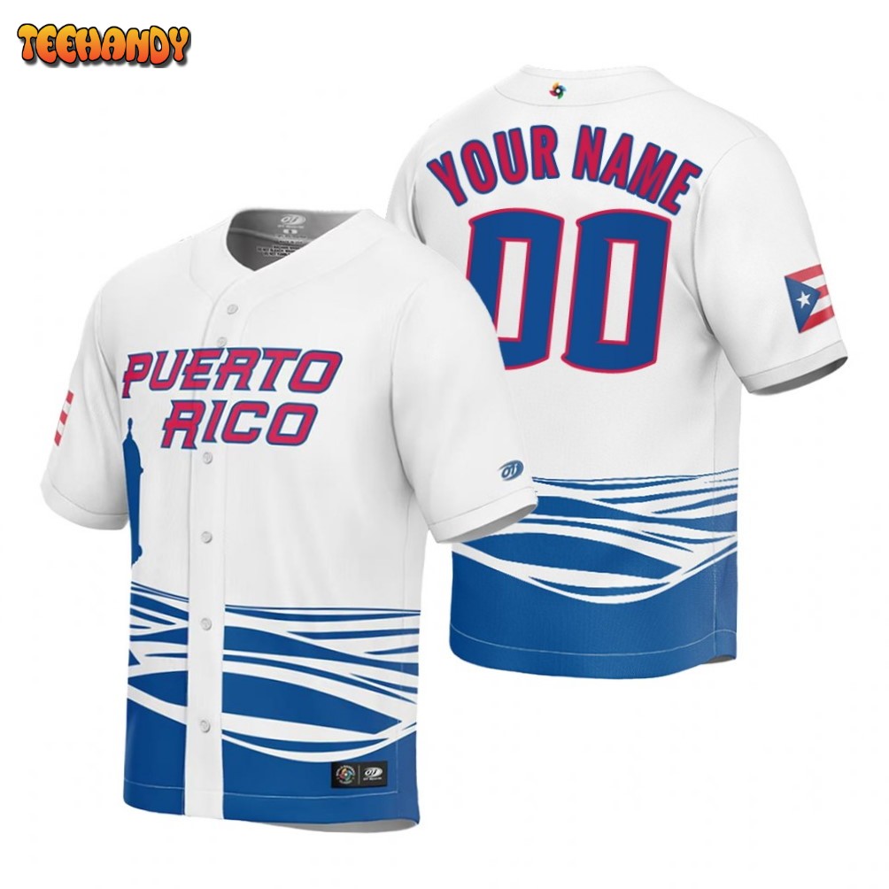 Custom Name Puerto Rico Baseball 2023 World Baseball Classic