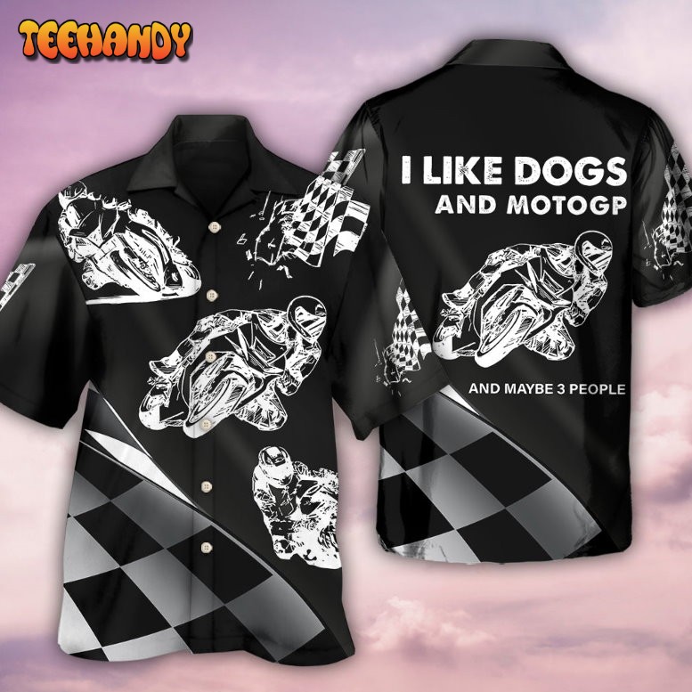 Racing I Like Dogs Hawaiian Shirt