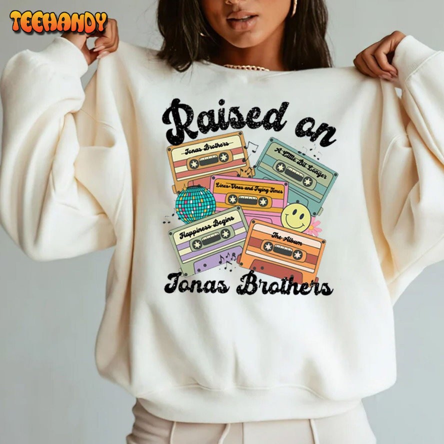 Raised on Jonas Brothers T-Shirt, Vintage Cassette Tape Unisex shirt,