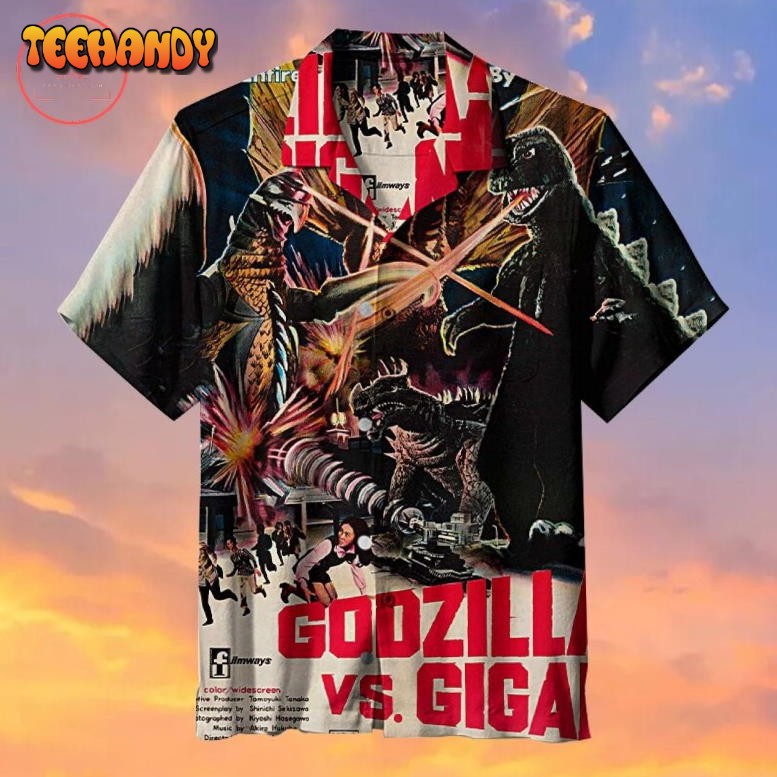 Release Of Godzilla Vs. Gigan Hawaiian Shirt